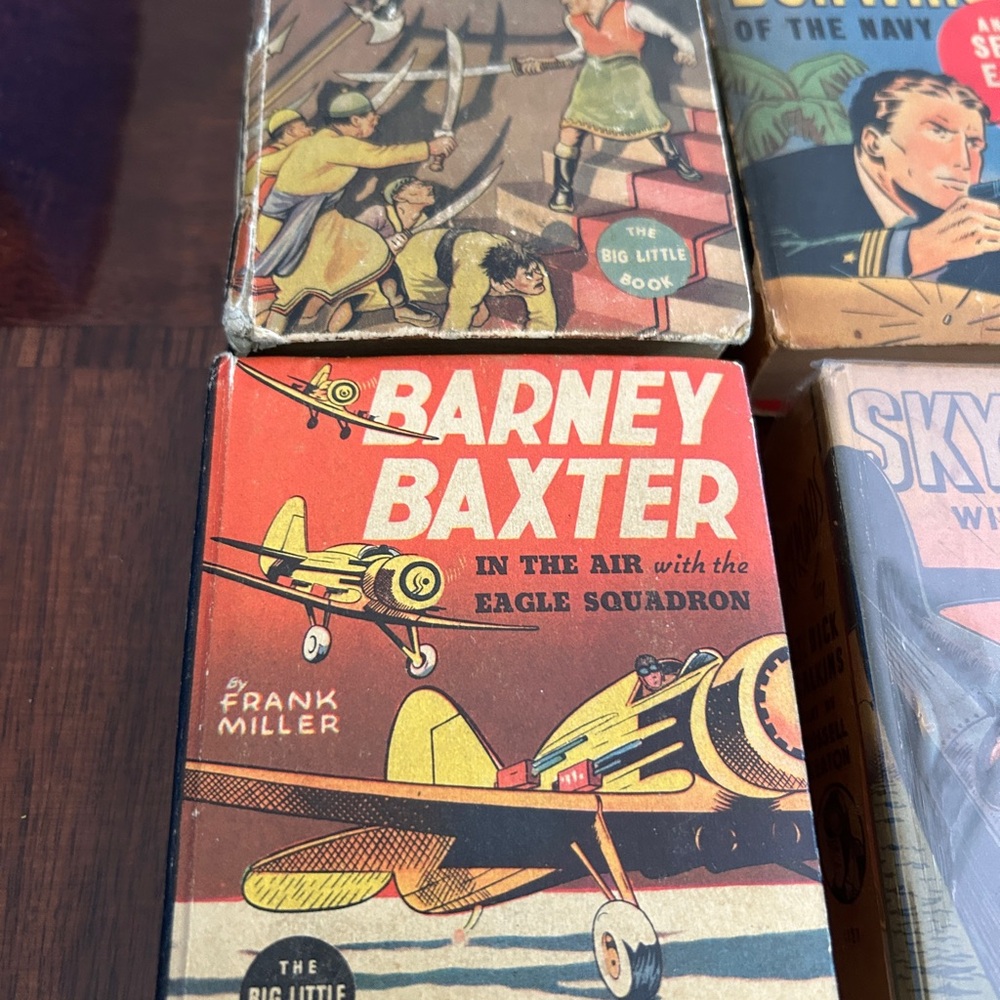 Vintage Big Little Book Collection of four Aviation and action - Picture 6 of 12